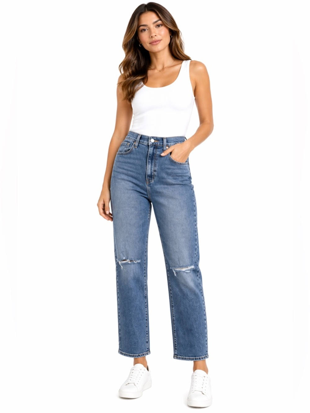 Signature by Levi Strauss Heritage High Rise Loose Straight Size 10 Denim Jeans